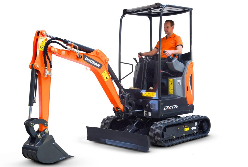 Location mini pelle Doosan DX17ZV